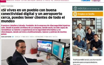 el Correo de Andalucía entrevista a Francisco Caballero, socio fundador de APEIROO